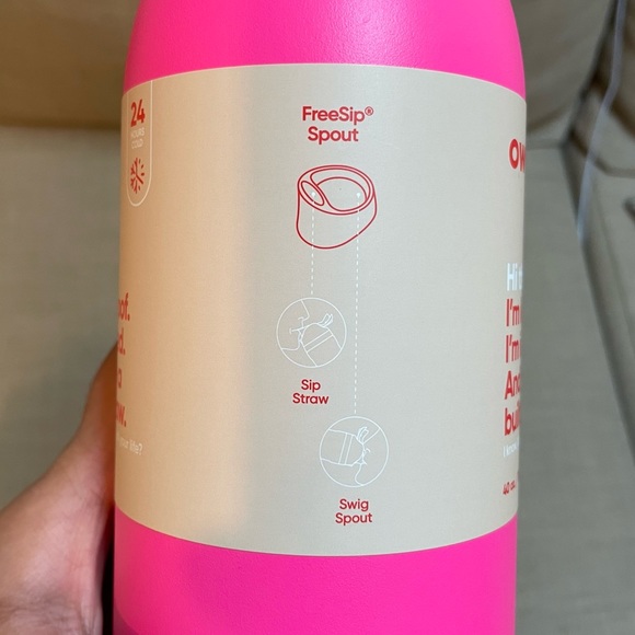 Owala Limited Edition 40oz - Can You See Me - Hot Pink - Picture 5 of 5